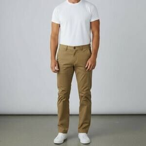 Banana Republic Fulton Stretch Chino Skinny Fit Pants NWT Men's Sz 32x30 Khaki